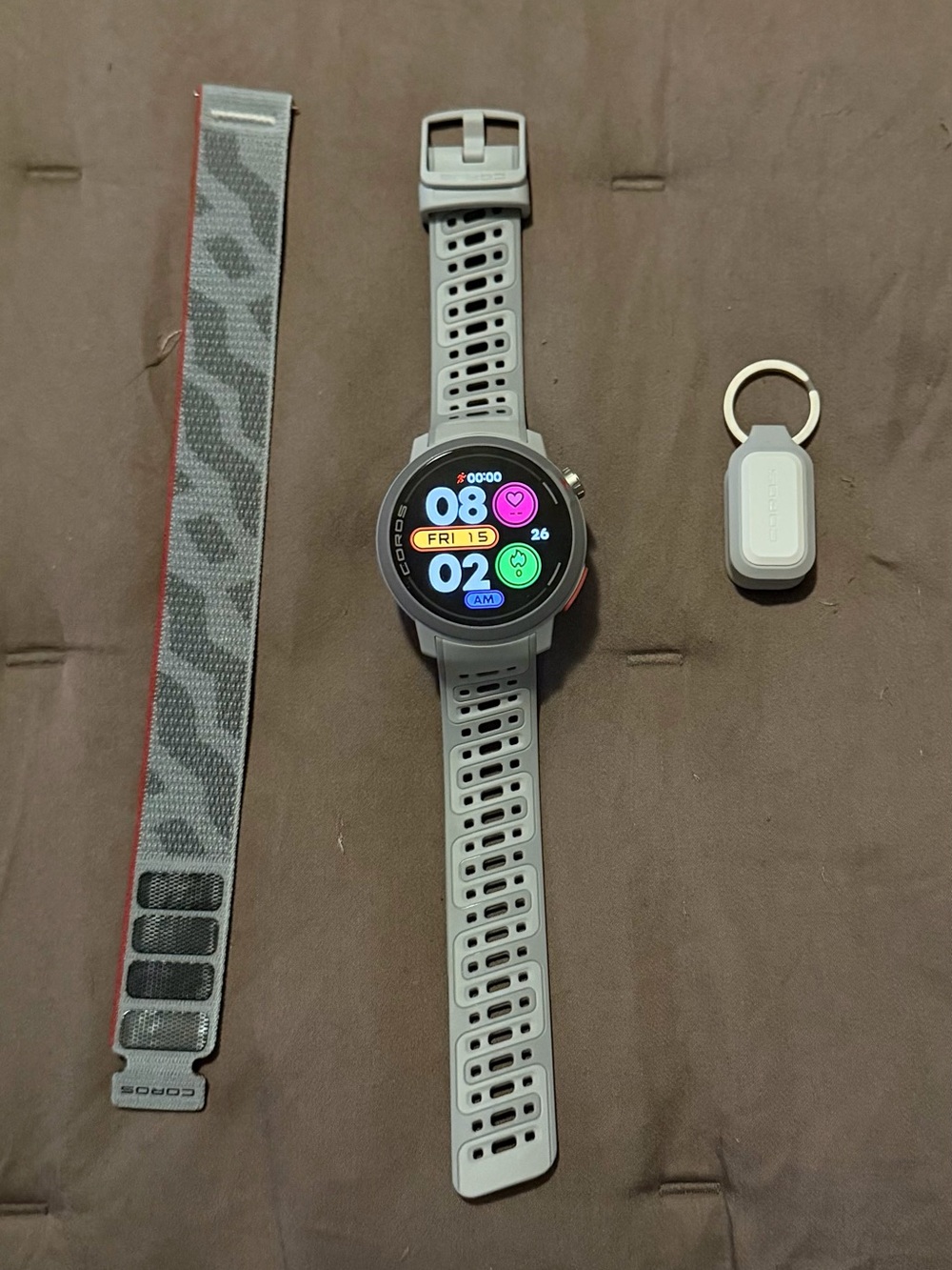 Coros Pace Pro - charger and extra nylon band included